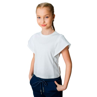 Блузка школьная для девочки Deloras Z64266SF молочная 1